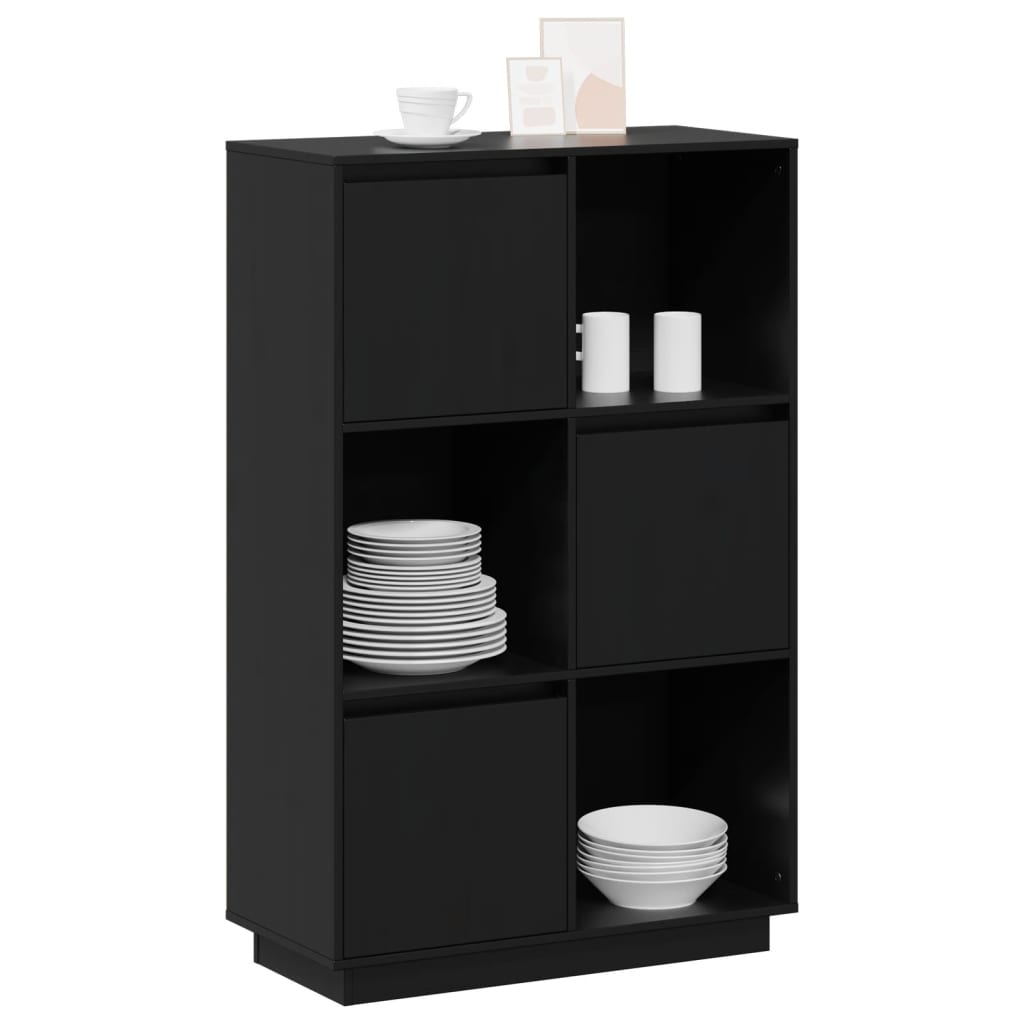 8720286923498_g_en_hd_2 vidaXL Highboard Black 74x35x117 cm Solid Wood Pine - Image 5