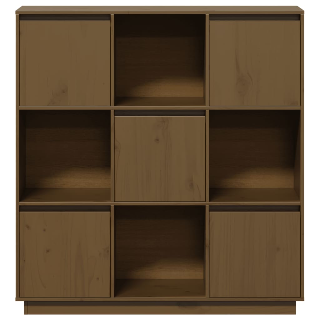 8720286923535_g_en_hd_4 vidaXL Highboard Honey Brown 110.5x35x117 cm Solid Wood Pine - Image 7