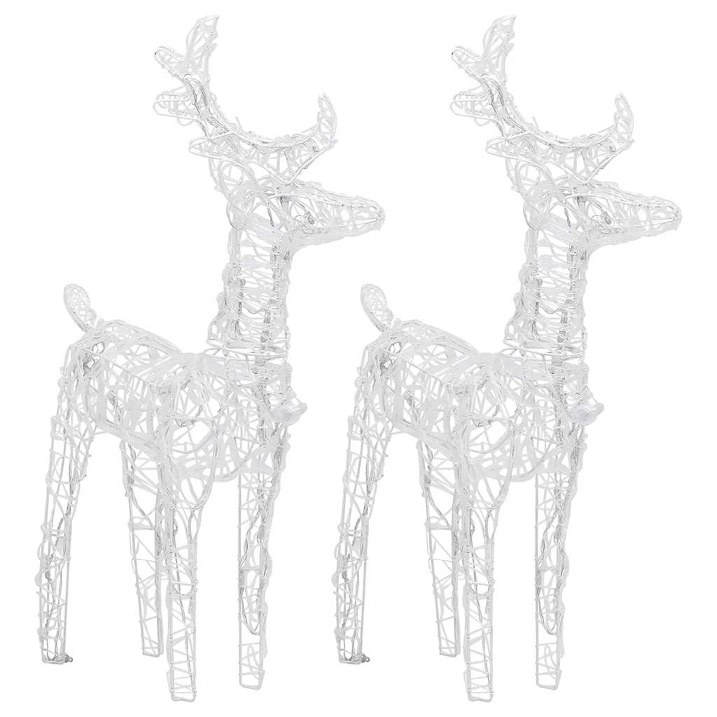 8720286923672_g_en_hd_1 vidaXL Christmas Reindeers 2 pcs Warm White 80 LEDs Acrylic - Image 3
