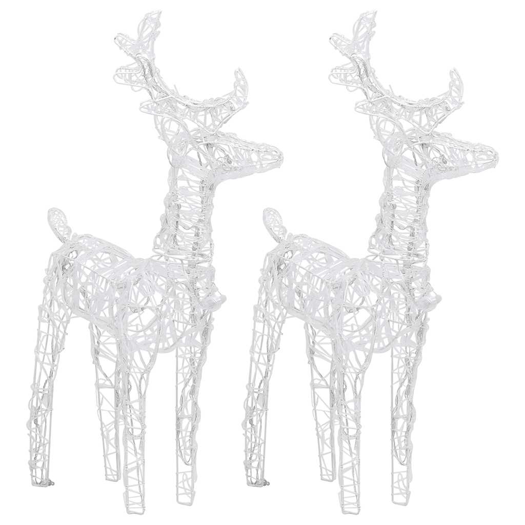8720286923689_g_en_hd_1 vidaXL Christmas Reindeers 2 pcs Cold White 80 LEDs Acrylic - Image 3