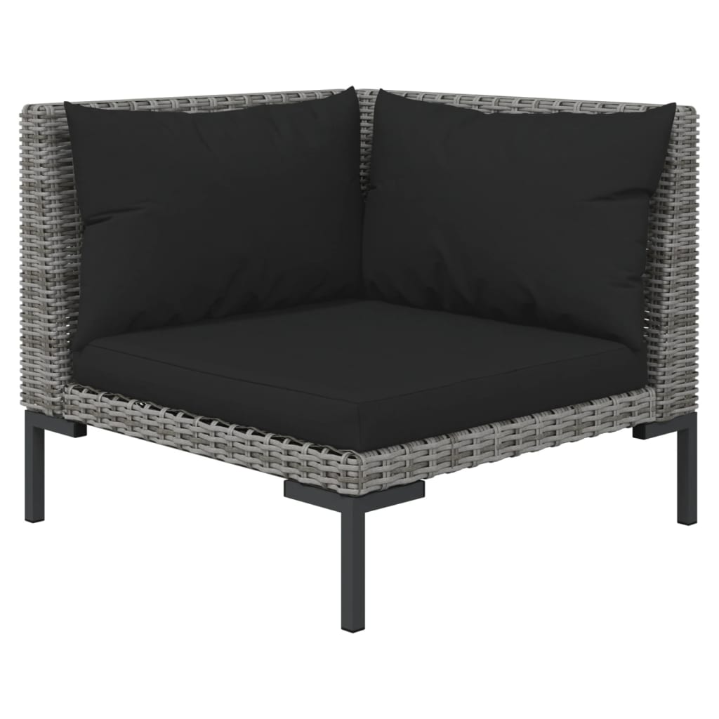 8720286924532_g_en_hd_3 vidaXL 10 Piece Garden Lounge Set with Cushions Poly Rattan Dark Grey - Image 5