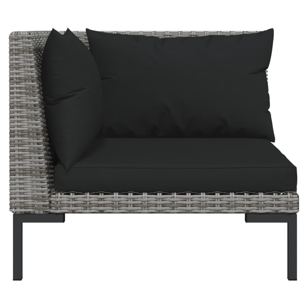 8720286924532_g_en_hd_4 vidaXL 10 Piece Garden Lounge Set with Cushions Poly Rattan Dark Grey - Image 6