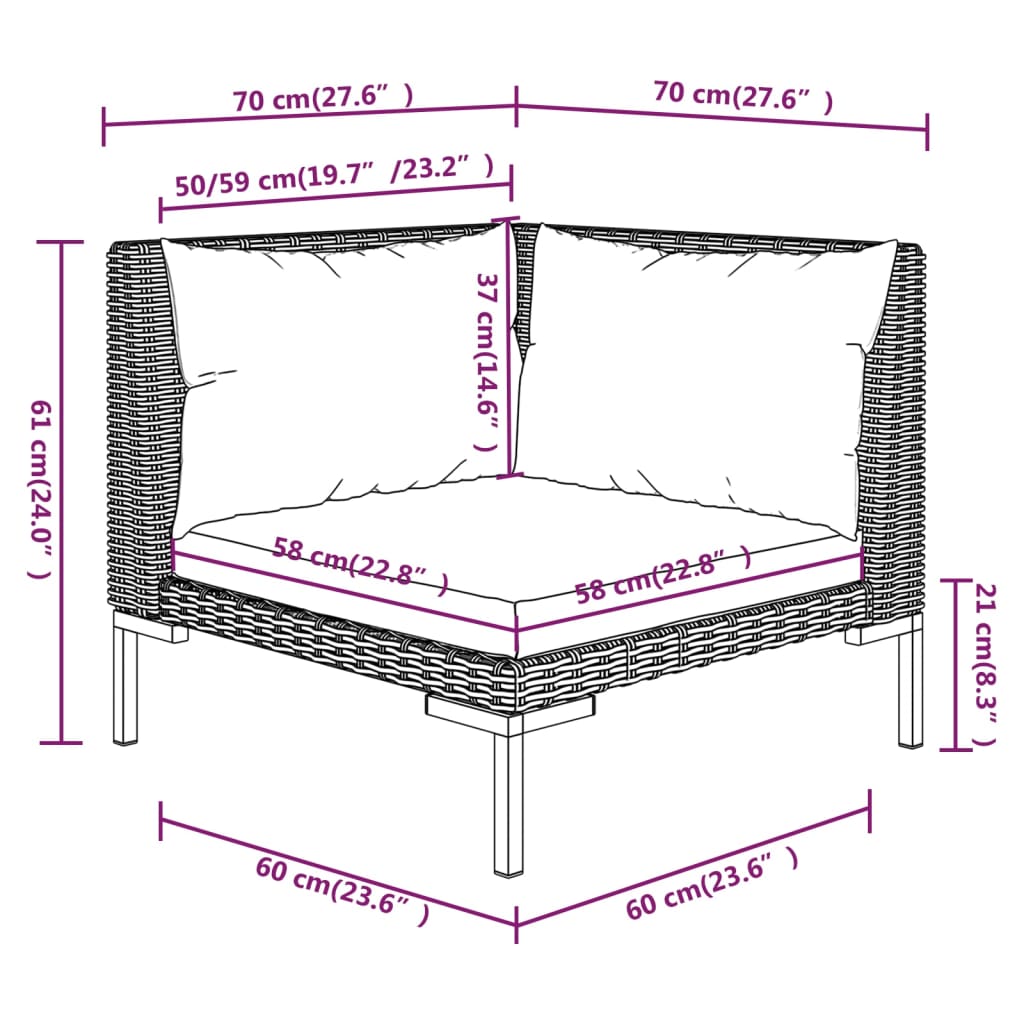 8720286924730_g_en_hd_9 vidaXL 10 Piece Garden Lounge Set with Cushions Poly Rattan Dark Grey - Image 11