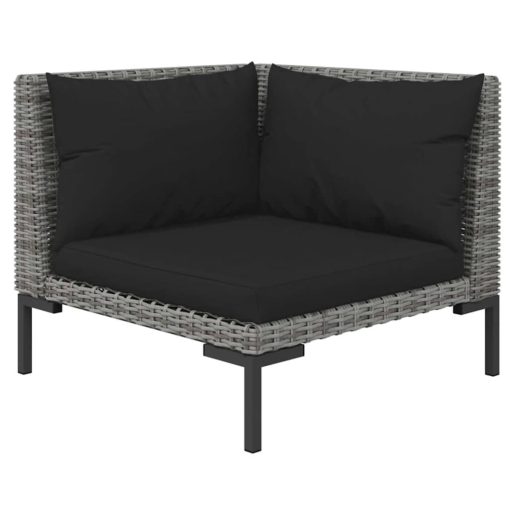 8720286924877_g_en_hd_3 vidaXL 10 Piece Garden Lounge Set with Cushions Poly Rattan Dark Grey - Image 5
