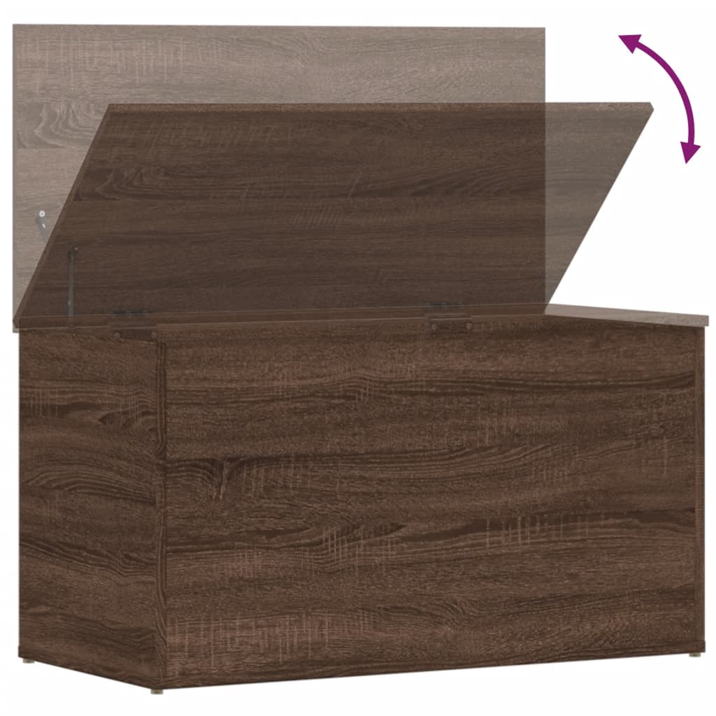 8720286932568_g_en_hd_6 vidaXL Storage Chest Brown Oak 84x42x46 cm Engineered Wood - Image 8