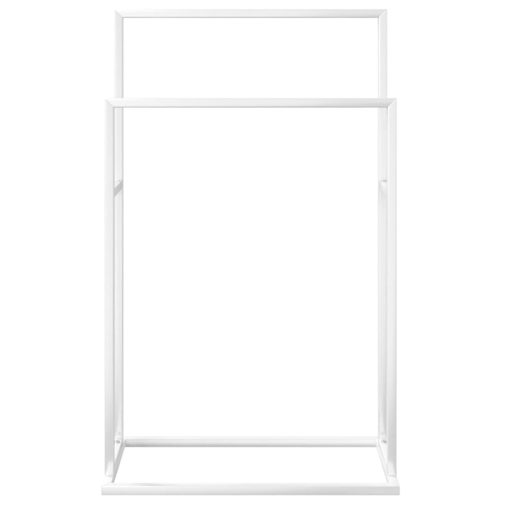 8720286933480_g_en_hd_1 vidaXL Freestanding Towel Rack White 48x24x78.5 cm Iron - Image 3
