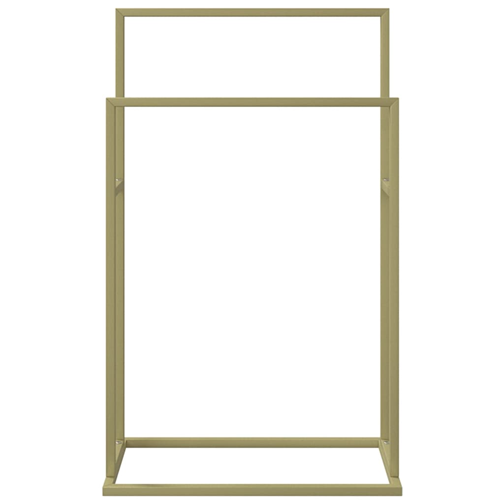 8720286933497_g_en_hd_1 vidaXL Freestanding Towel Rack Gold 48x24x78.5 cm Iron - Image 3