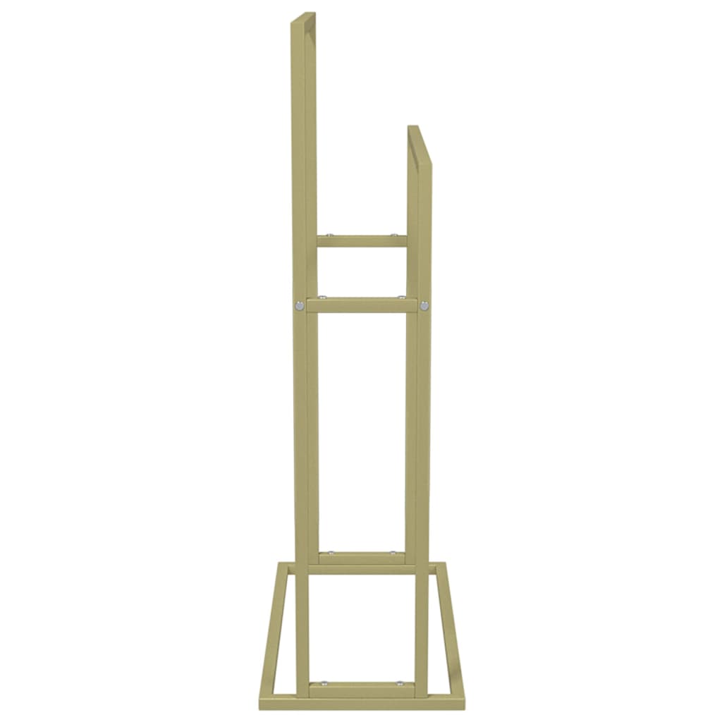 8720286933497_g_en_hd_2 vidaXL Freestanding Towel Rack Gold 48x24x78.5 cm Iron - Image 4