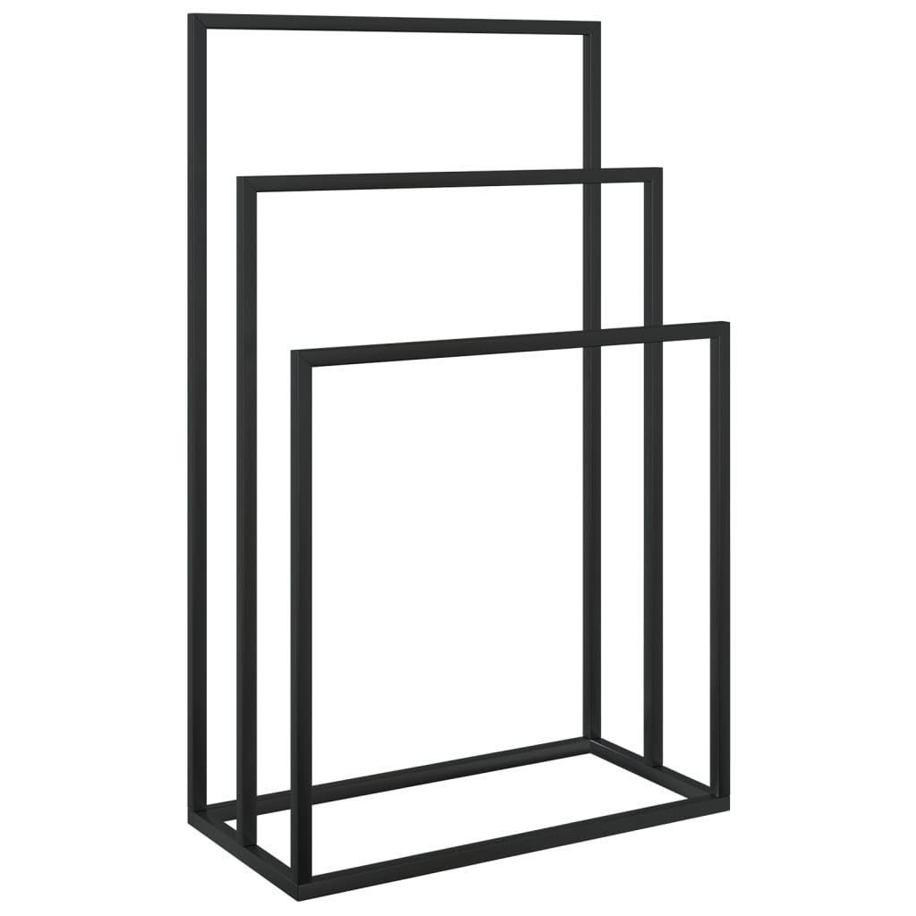 8720286933503_a_en_hd_1 vidaXL Freestanding Towel Rack Black 48x24x79 cm Iron - Image 2