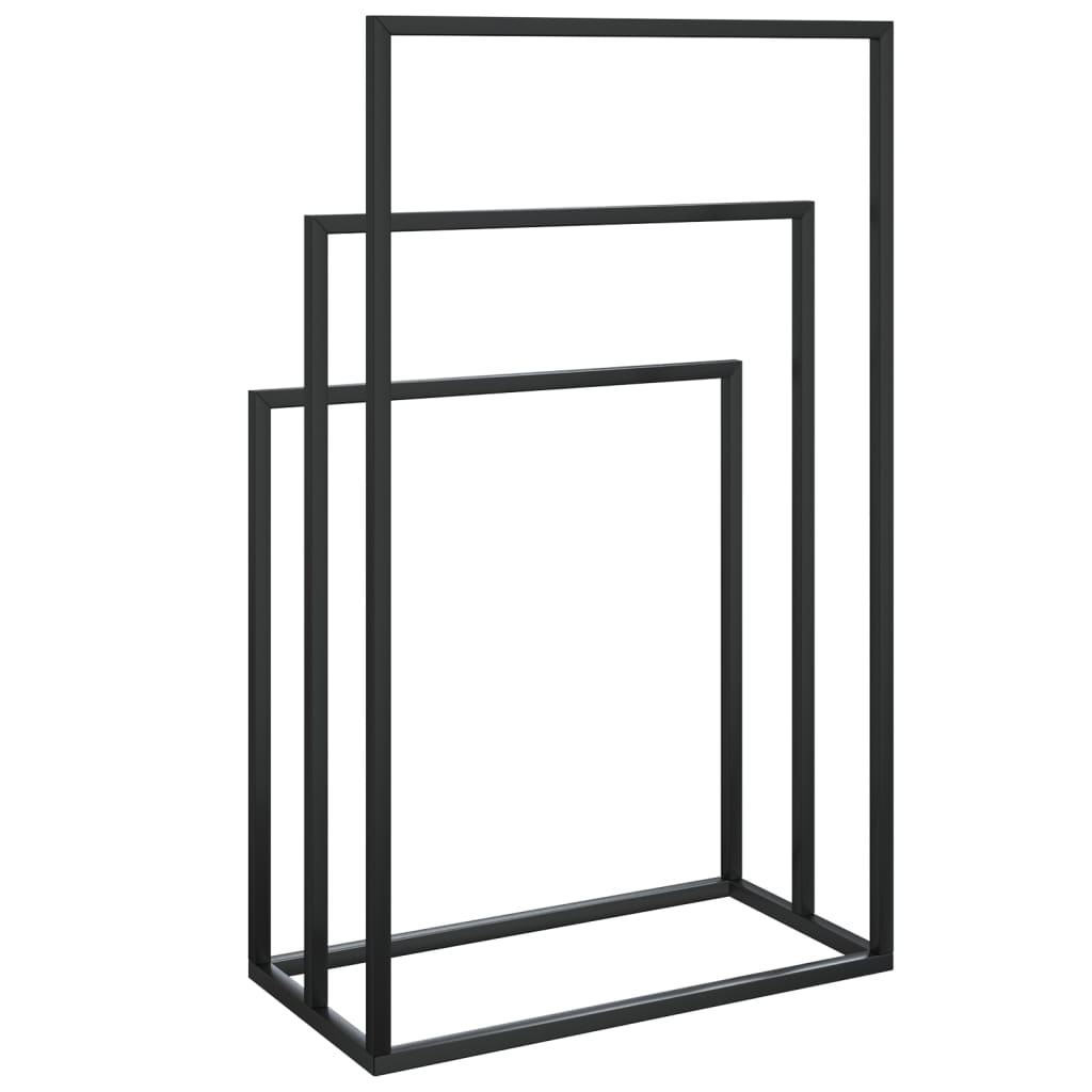 8720286933503_g_en_hd_3 vidaXL Freestanding Towel Rack Black 48x24x79 cm Iron - Image 5