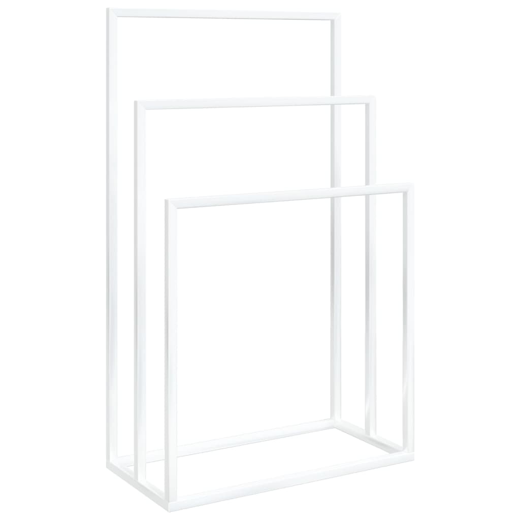 8720286933510_a_en_hd_1 vidaXL Freestanding Towel Rack White 48x24x79 cm Iron - Image 2