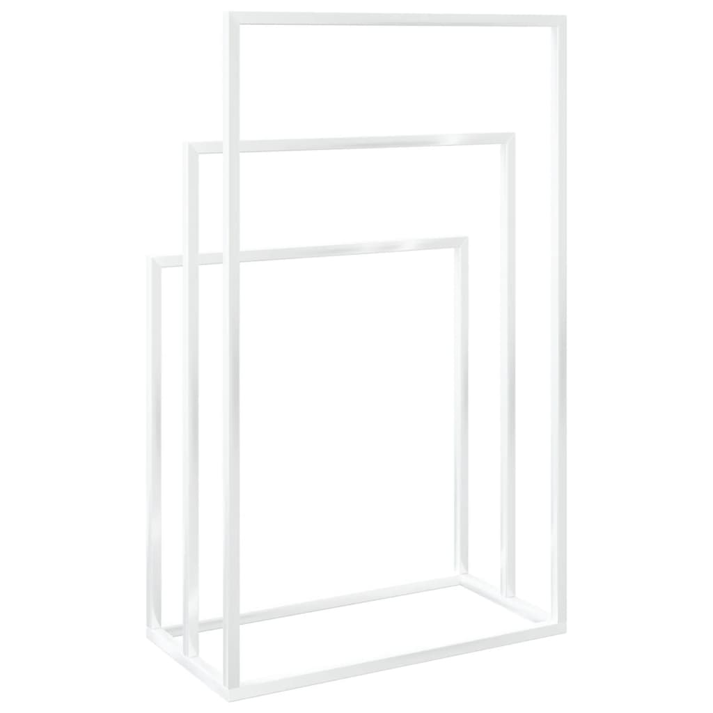 8720286933510_g_en_hd_3 vidaXL Freestanding Towel Rack White 48x24x79 cm Iron - Image 5