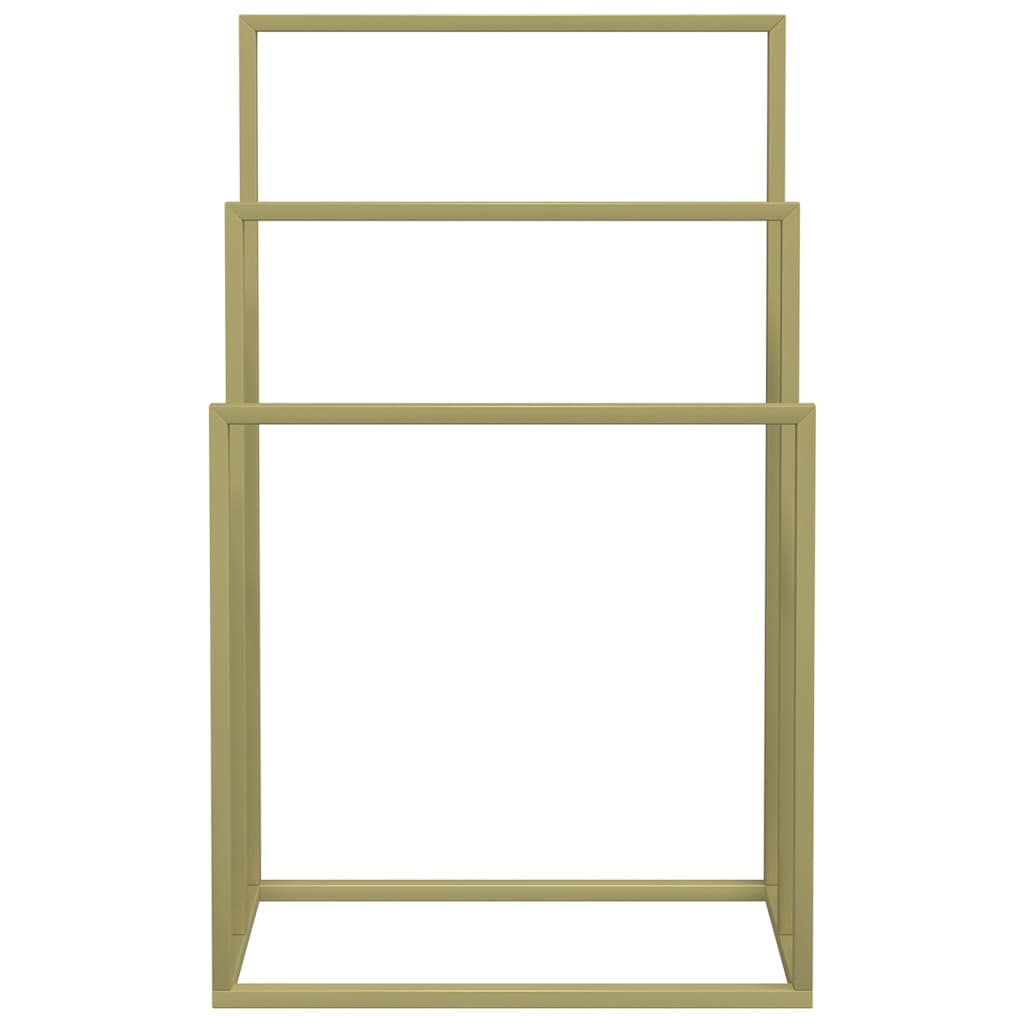 8720286933527_g_en_hd_1 vidaXL Freestanding Towel Rack Gold 48x24x79 cm Iron - Image 3