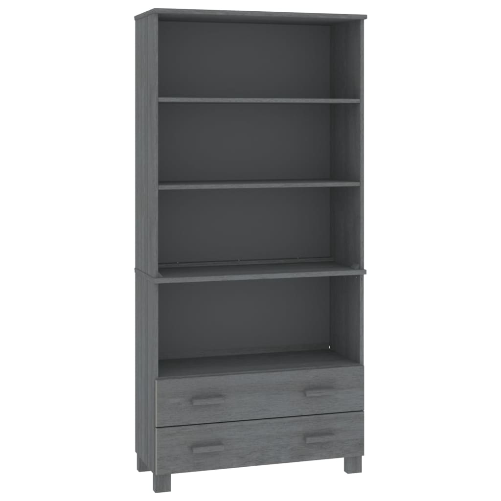 8720286942888_a_en_hd_1 vidaXL Highboard "HAMAR" Solid Wood Pine Dark Grey - Image 2