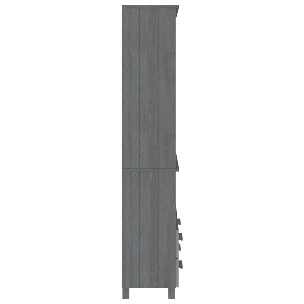 8720286942888_g_en_hd_2 vidaXL Highboard "HAMAR" Solid Wood Pine Dark Grey - Image 5