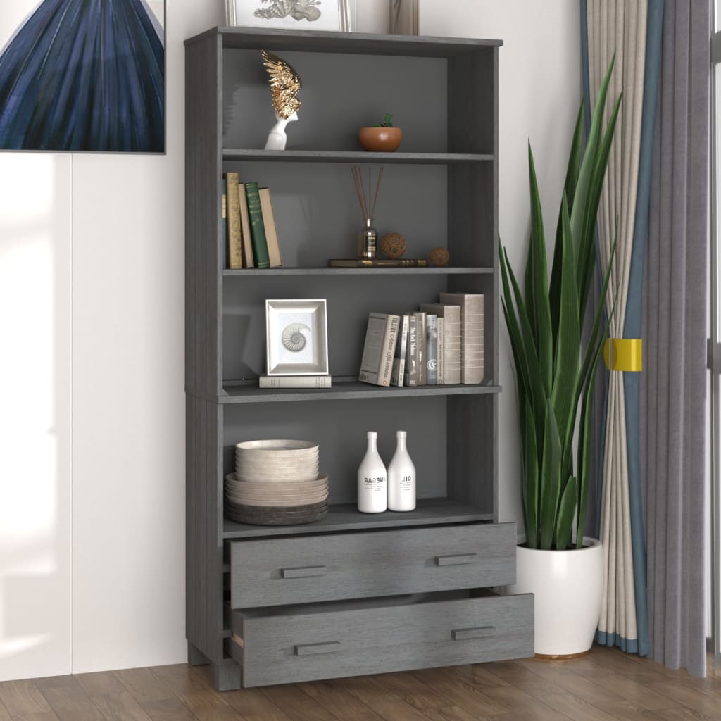 8720286942888_g_en_hd_5 vidaXL Highboard "HAMAR" Solid Wood Pine Dark Grey - Image 8