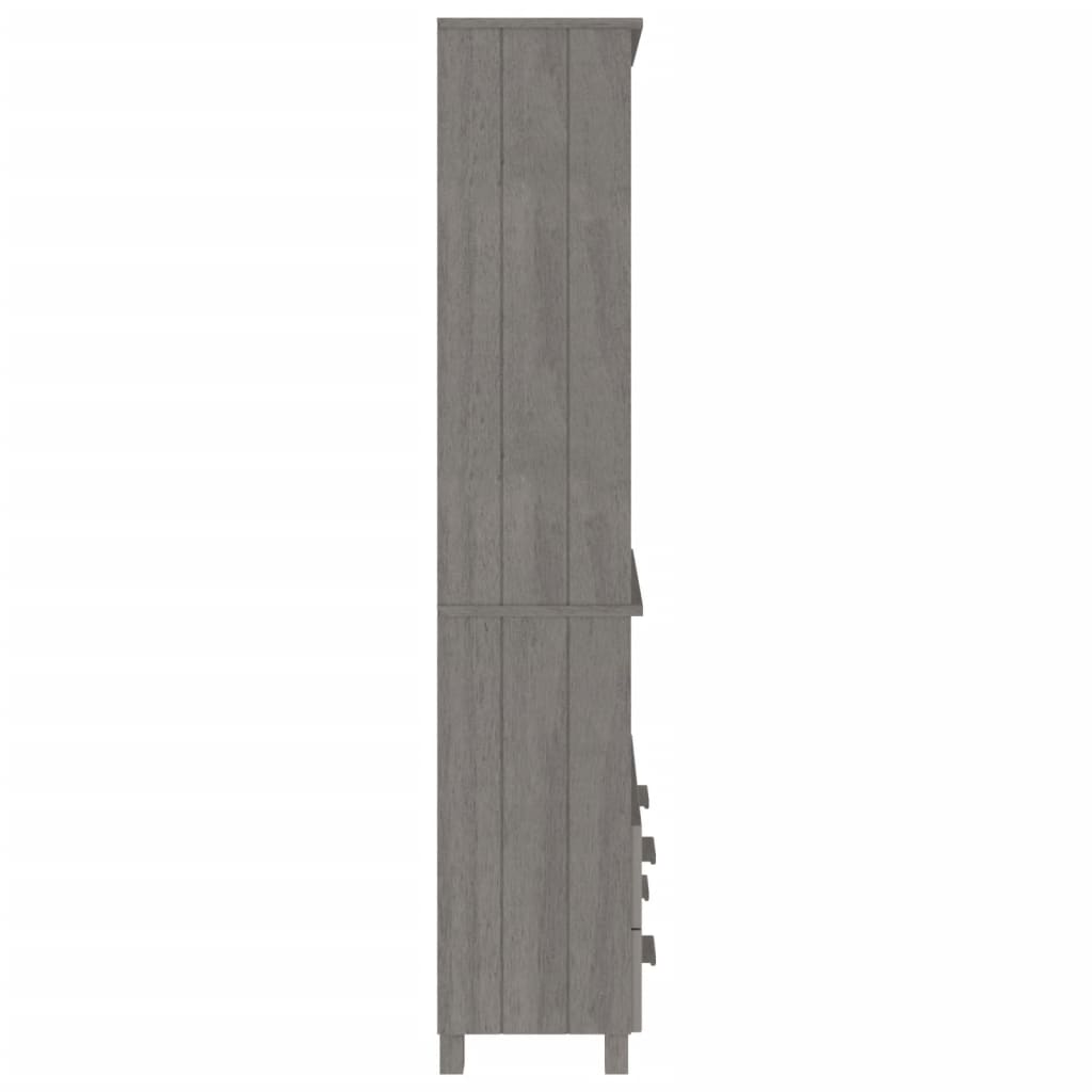 8720286942895_g_en_hd_2 vidaXL Highboard "HAMAR" Solid Wood Pine Light Grey - Image 5