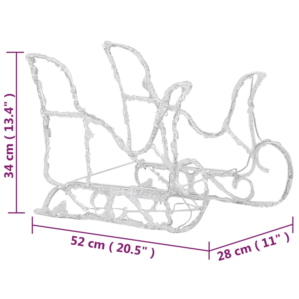 8720286943397_g_en_hd_10 vidaXL Reindeers & Sleigh Christmas Decoration 240 LEDs Acrylic - Image 12
