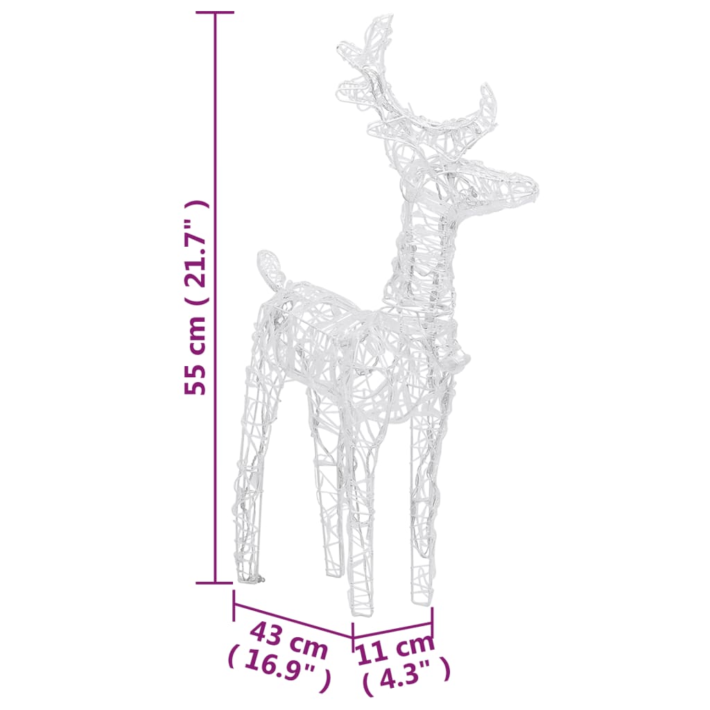 8720286943397_g_en_hd_11 vidaXL Reindeers & Sleigh Christmas Decoration 240 LEDs Acrylic - Image 13