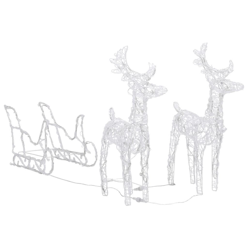 8720286943427_g_en_hd_2 vidaXL Reindeers & Sleigh Christmas Decoration 320 LEDs Acrylic - Image 4