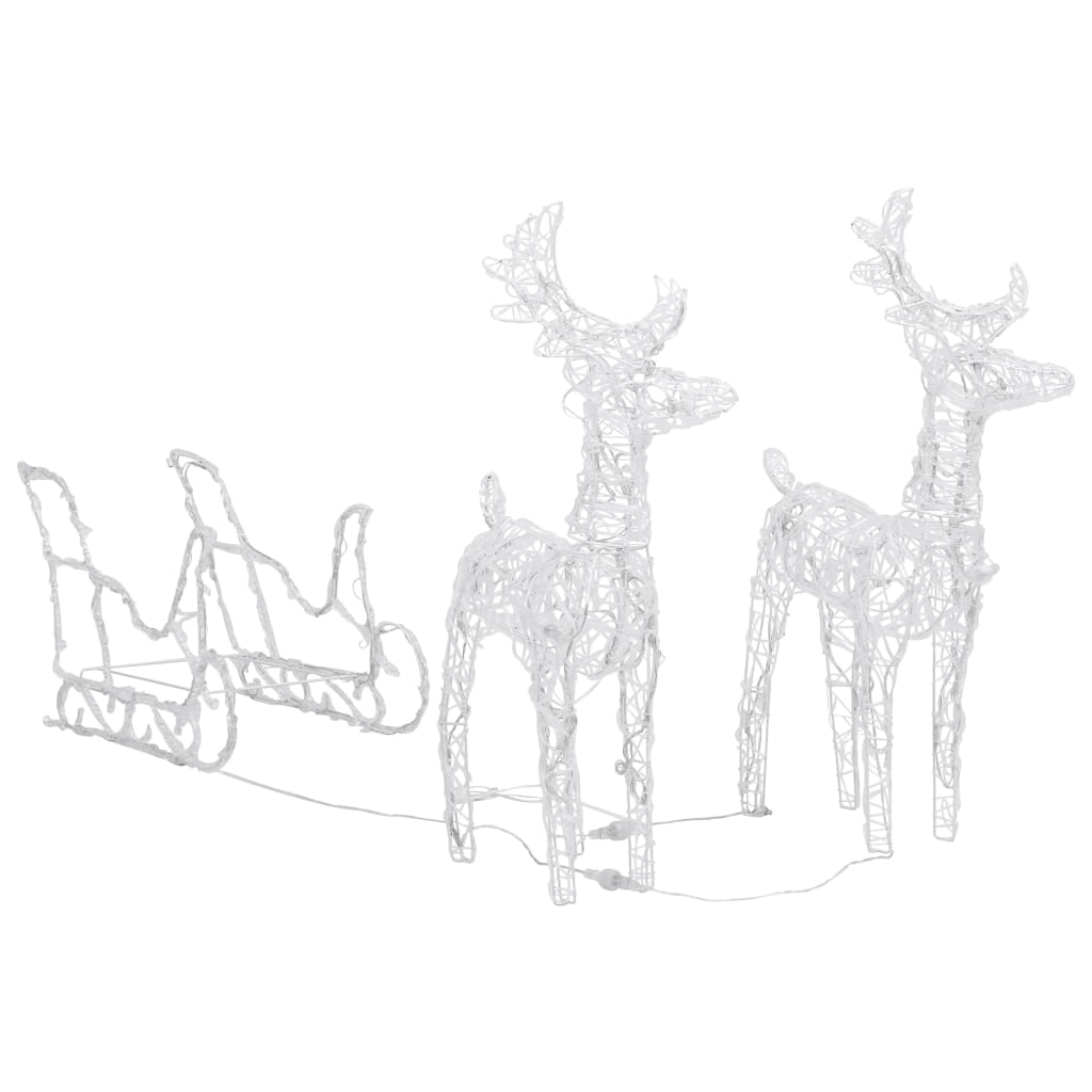 8720286943441_g_en_hd_2 vidaXL Reindeers & Sleigh Christmas Decoration 320 LEDs Acrylic - Image 4
