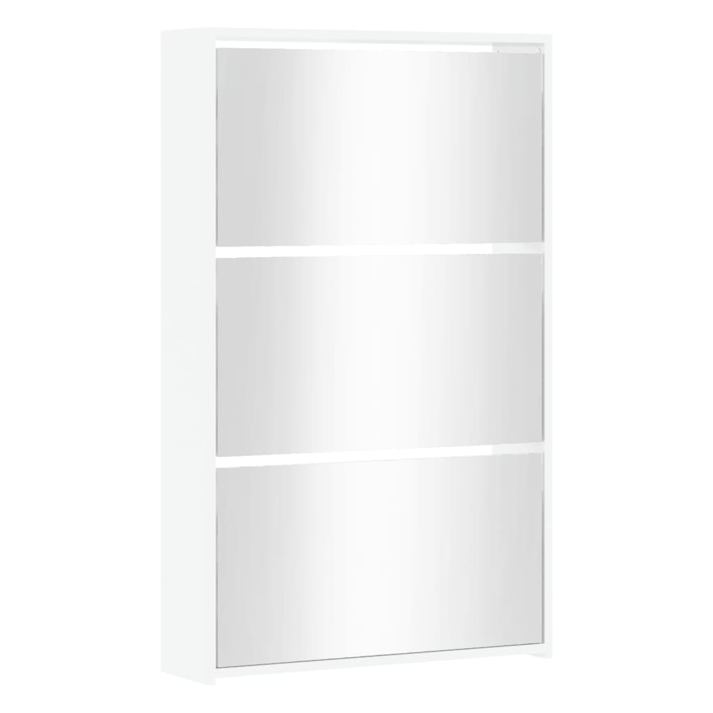 8720286946084_g_en_hd_1 vidaXL Shoe Cabinet with Mirror 3-Layer High Gloss White 63x17x102.5 cm - Image 4