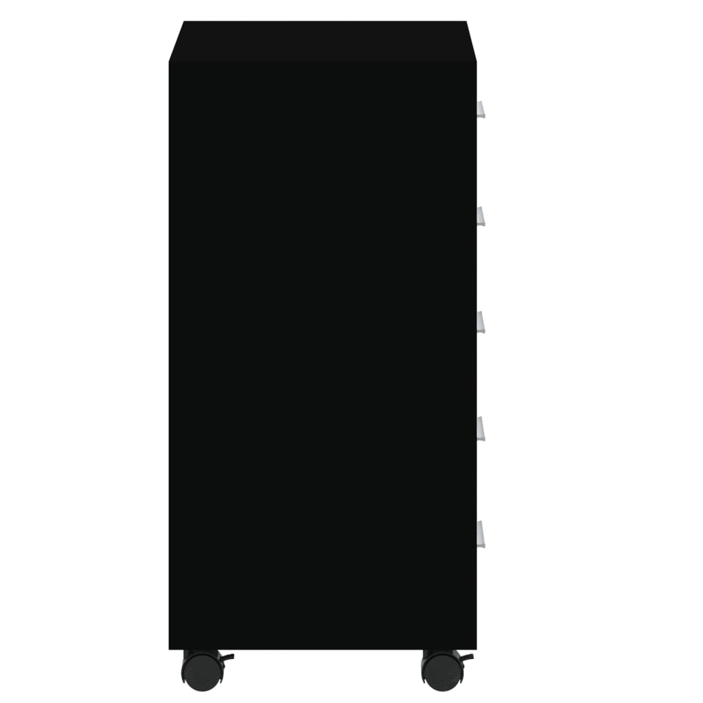 8720286946428_g_en_hd_5 vidaXL Drawer Cabinet with Castors Black Engineered Wood - Image 7