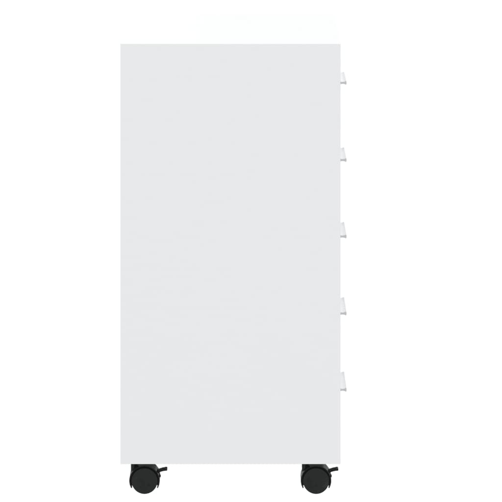 8720286946442_g_en_hd_5 vidaXL Drawer Cabinet with Castors High Gloss White Engineered Wood - Image 7