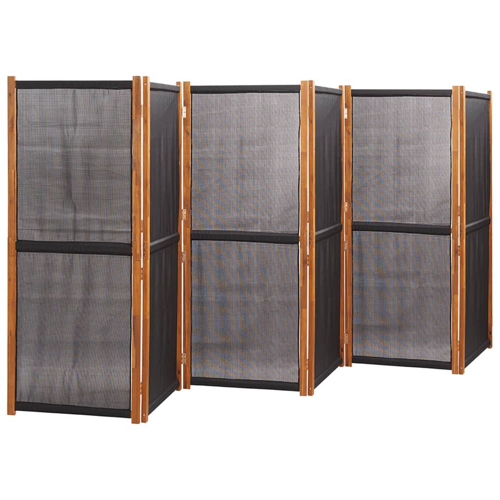 8720286946534_g_en_hd_1 vidaXL 6-Panel Room Divider Black 420x180 cm - Image 3