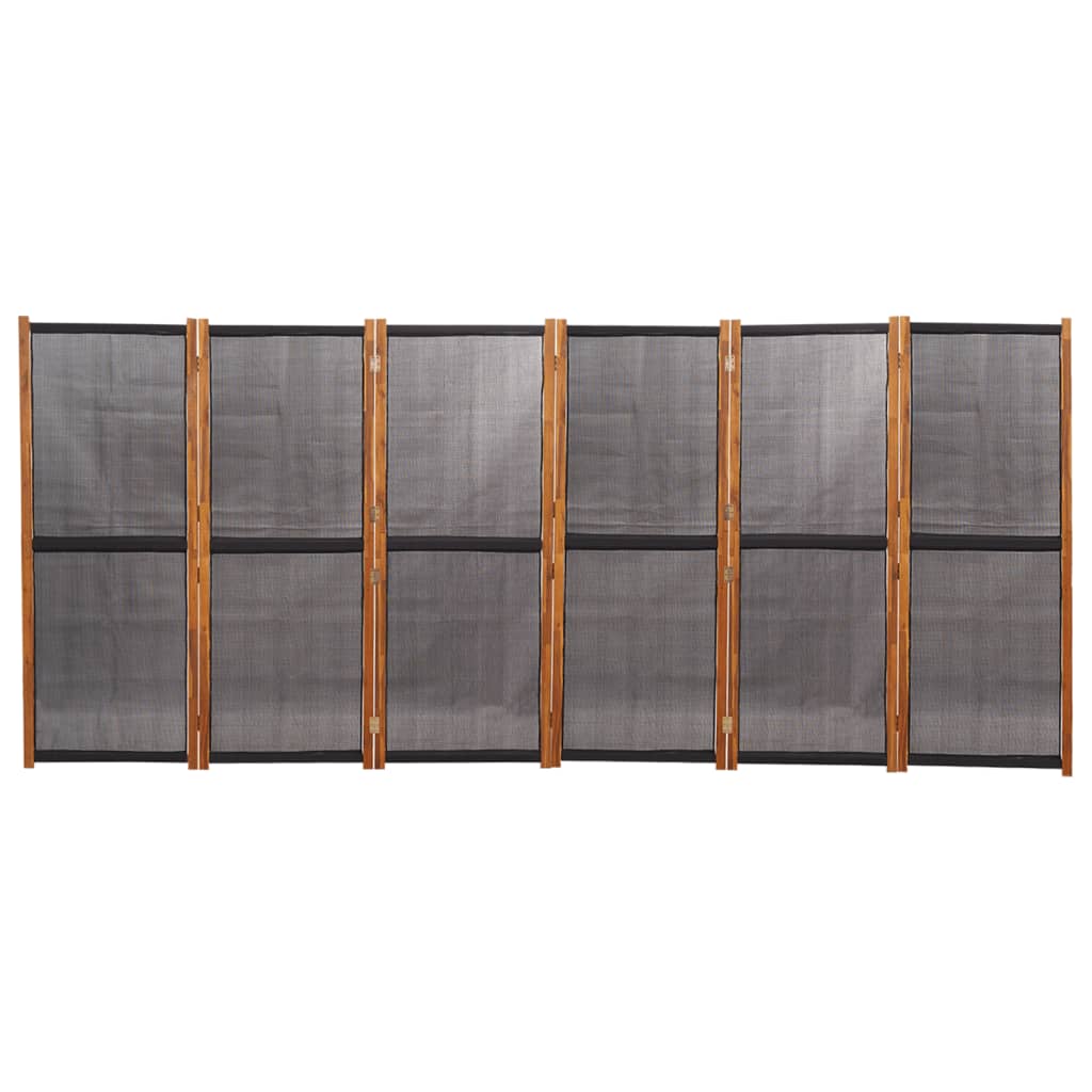 8720286946534_g_en_hd_2 vidaXL 6-Panel Room Divider Black 420x180 cm - Image 4