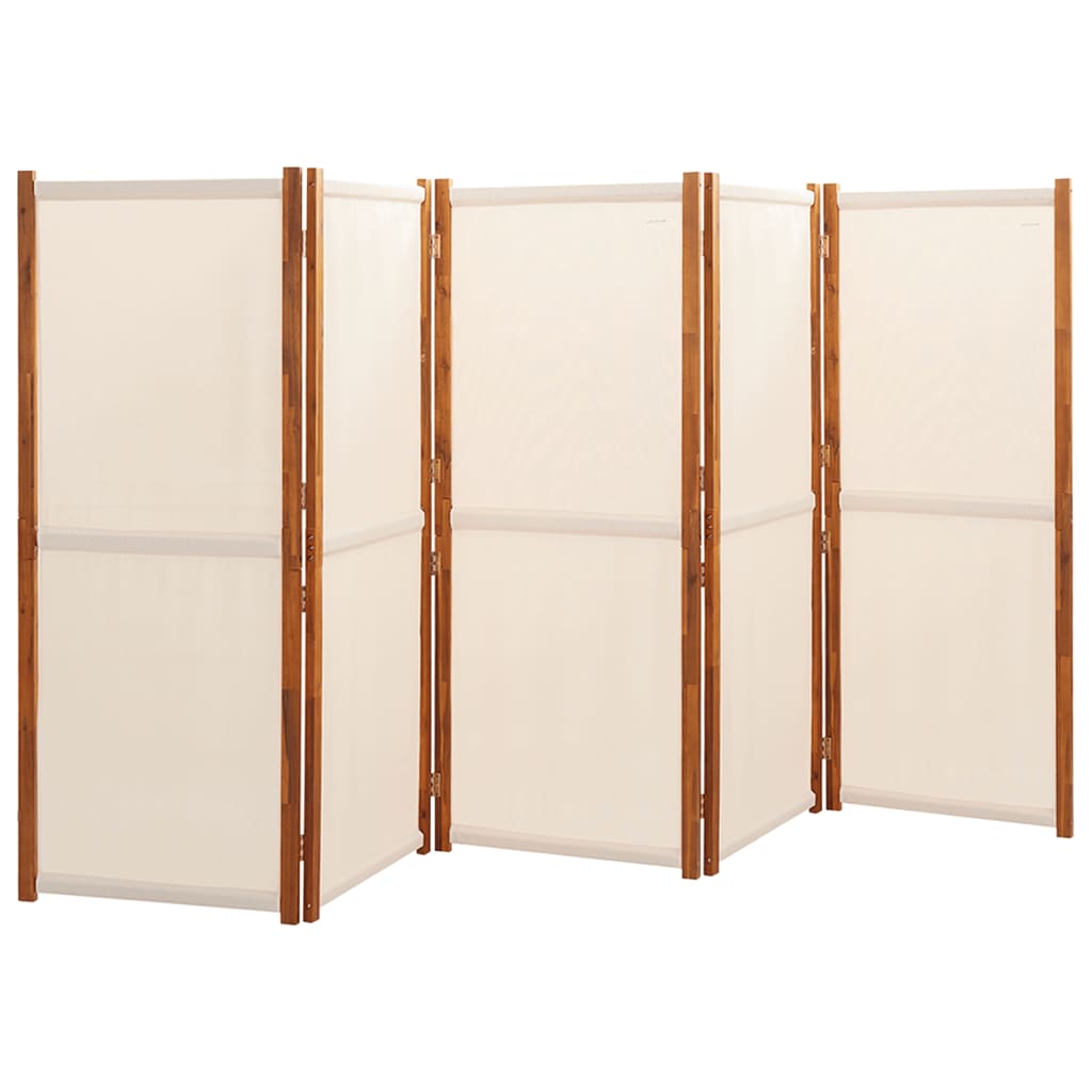 8720286946565_g_en_hd_1 vidaXL 5-Panel Room Divider Cream White 350x180 cm - Image 3