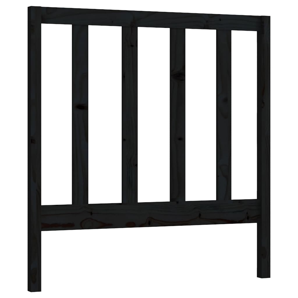 8720286947173_a_en_hd_1 vidaXL Bed Headboard Black 96 cm Solid Wood Pine - Image 2