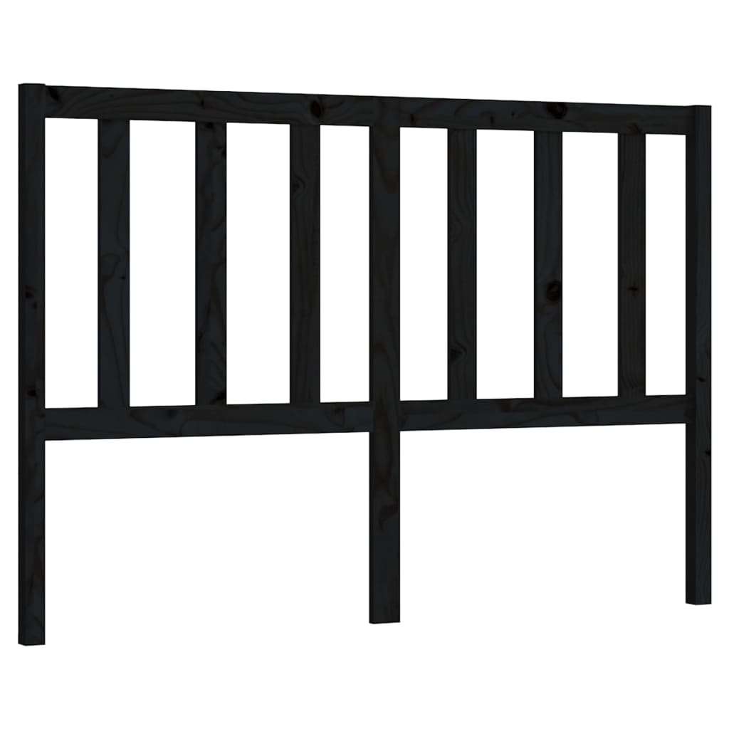 8720286947821_a_en_hd_1 vidaXL Bed Headboard Black 141 cm Solid Wood Pine - Image 2