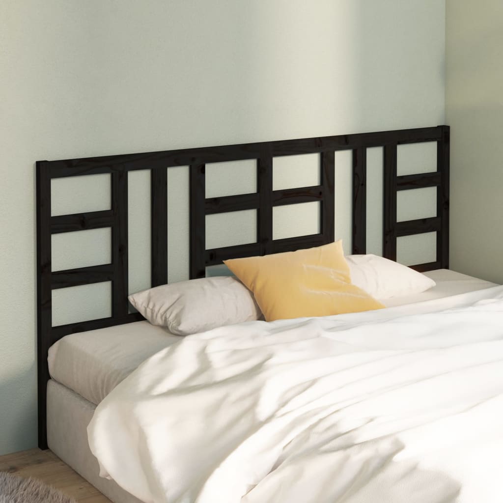 8720286949023_g_en_hd_1 vidaXL Bed Headboard Black 186 cm Solid Wood Pine - Image 3
