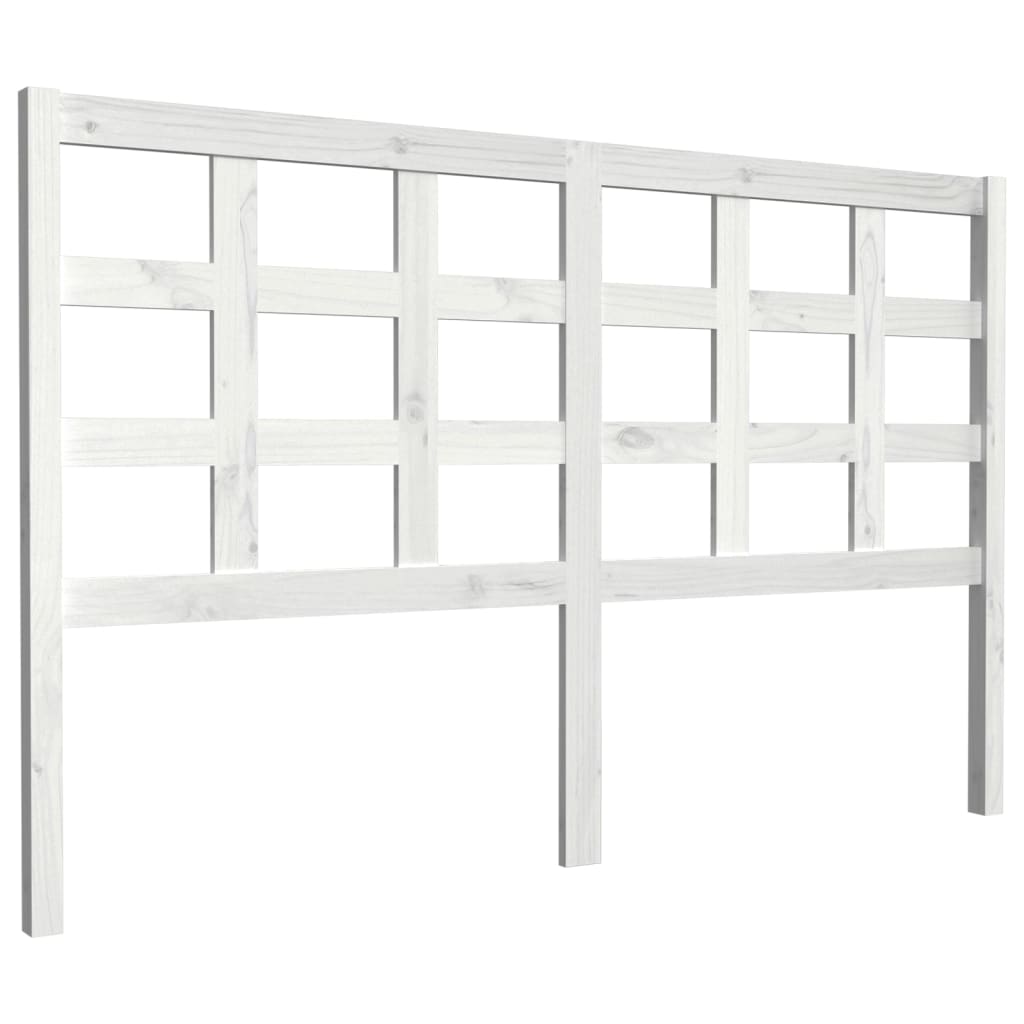 8720286949399_a_en_hd_1 vidaXL Bed Headboard White 156 cm Solid Wood Pine - Image 2
