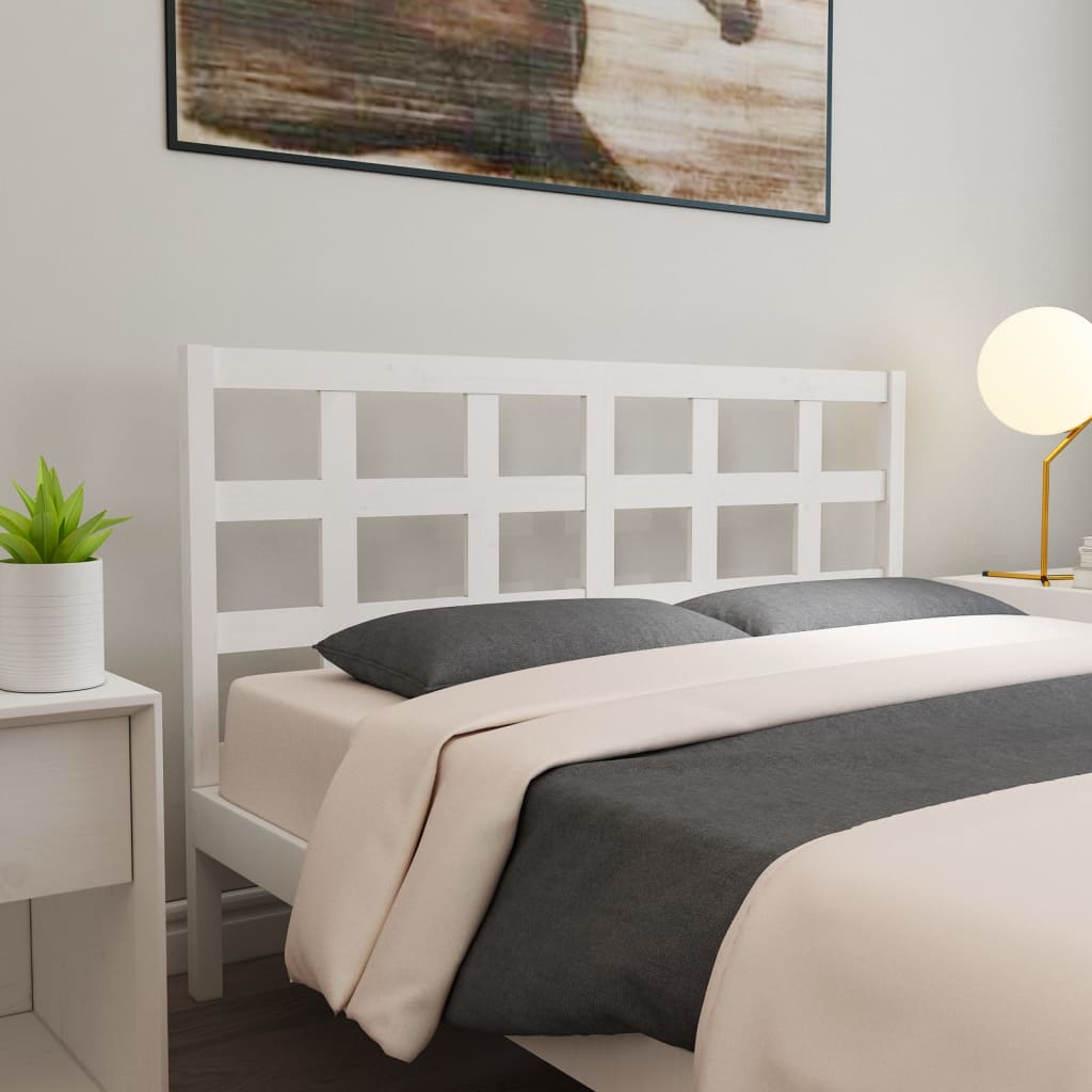 8720286949399_g_en_hd_3 vidaXL Bed Headboard White 156 cm Solid Wood Pine - Image 5