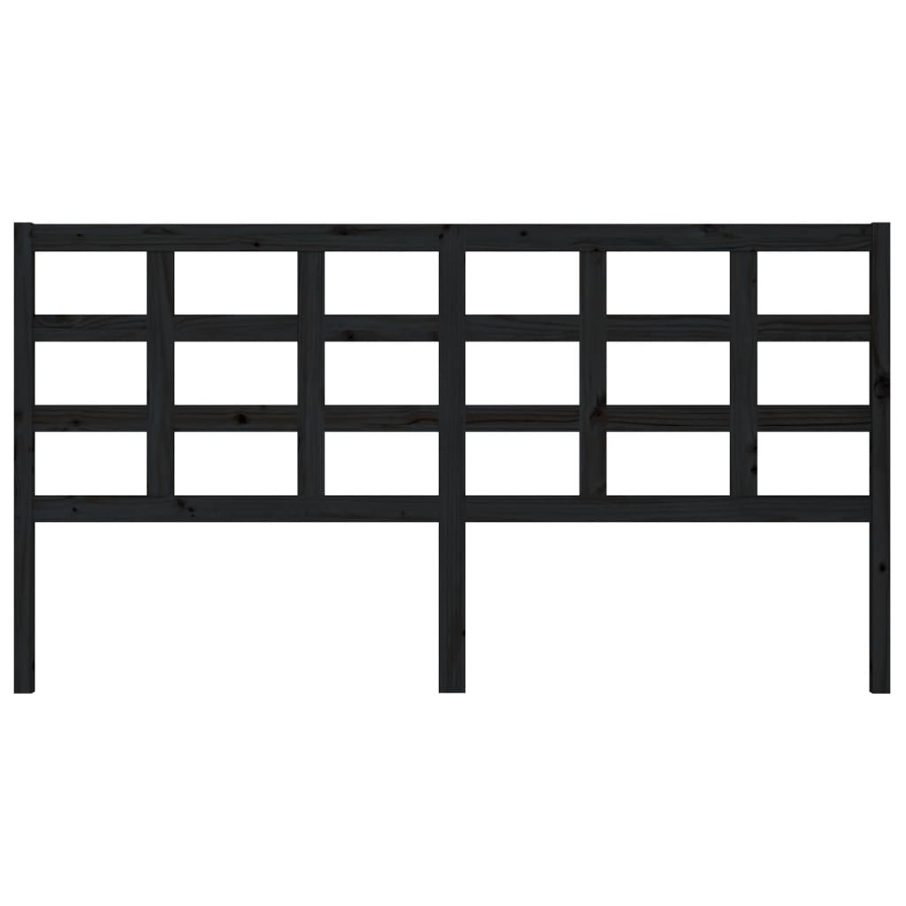 8720286949528_g_en_hd_1 vidaXL Bed Headboard Black 185.5 cm Solid Wood Pine - Image 3