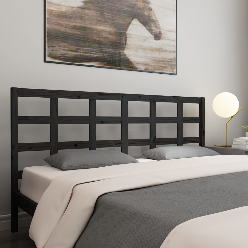 8720286949528_g_en_hd_3 vidaXL Bed Headboard Black 185.5 cm Solid Wood Pine - Image 5