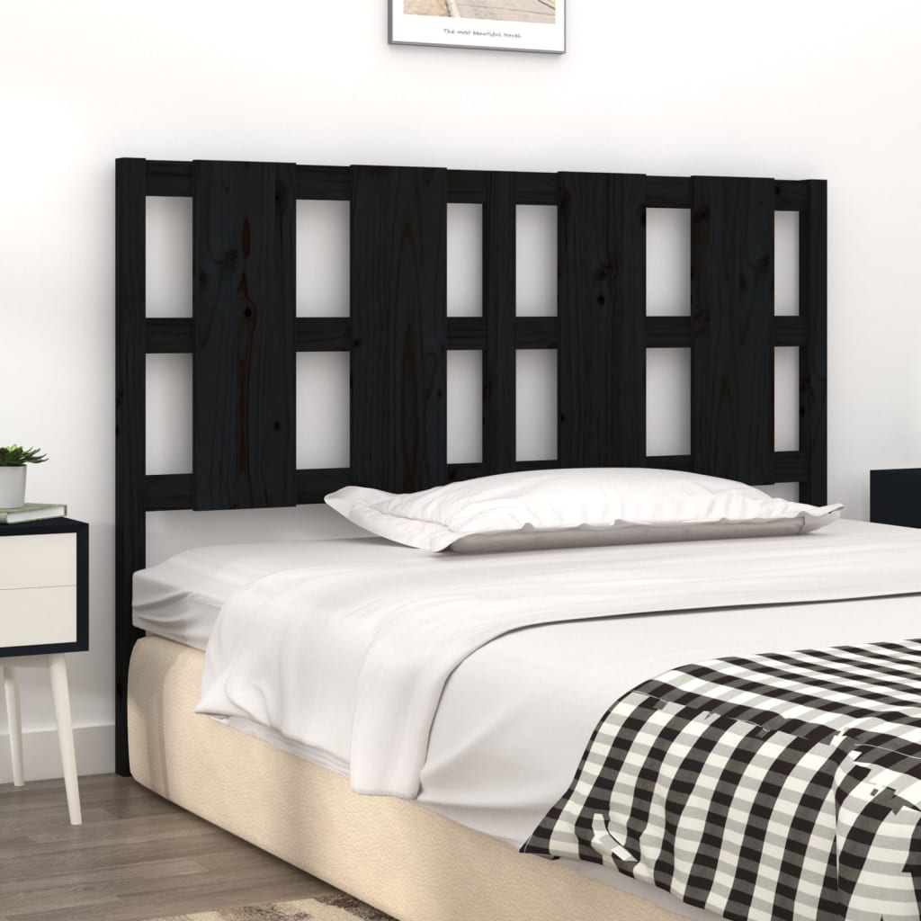 8720286950326_g_en_hd_1 vidaXL Bed Headboard Black 140.5 cm Solid Wood Pine - Image 3