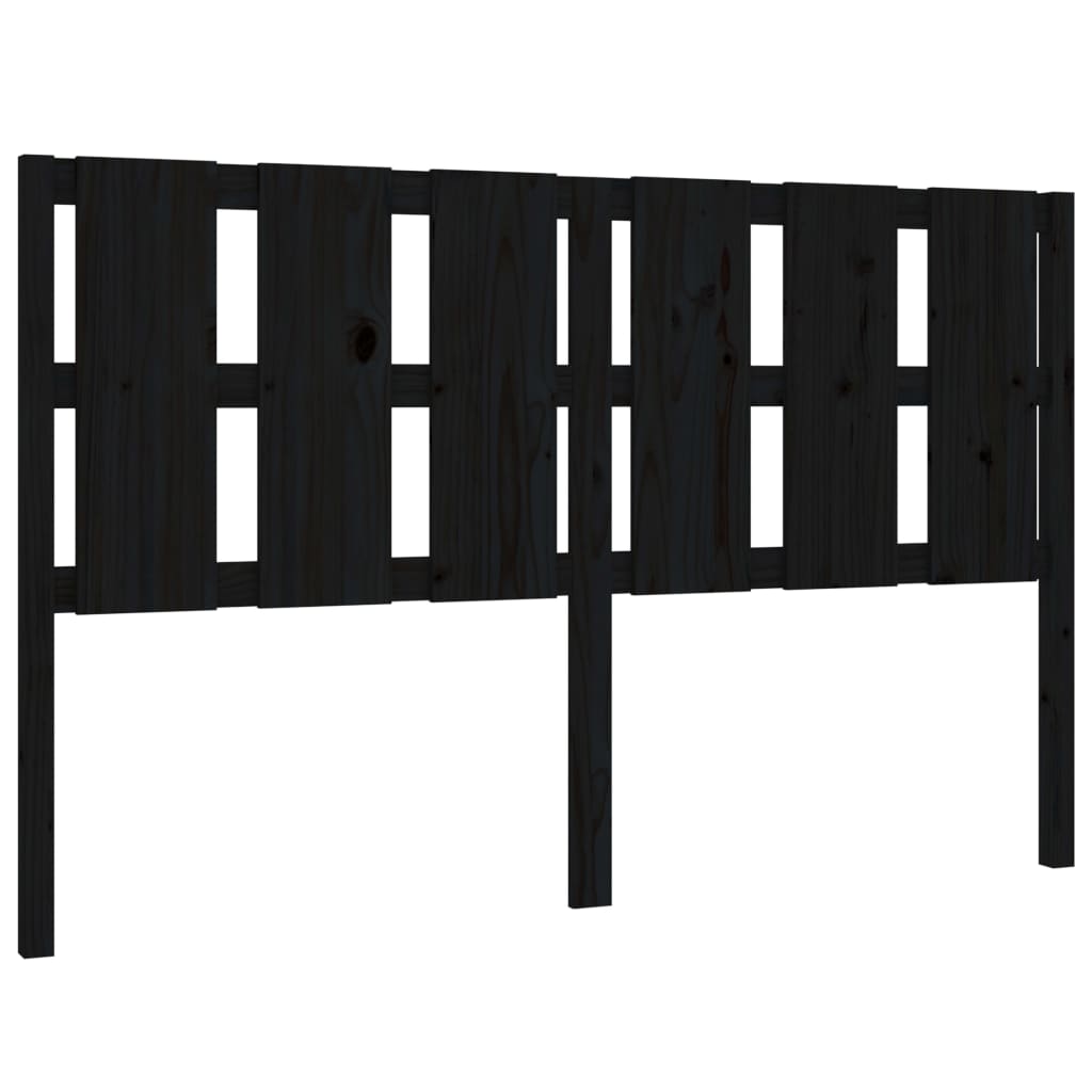 8720286950425_a_en_hd_1 vidaXL Bed Headboard Black 155.5 cm Solid Wood Pine - Image 2