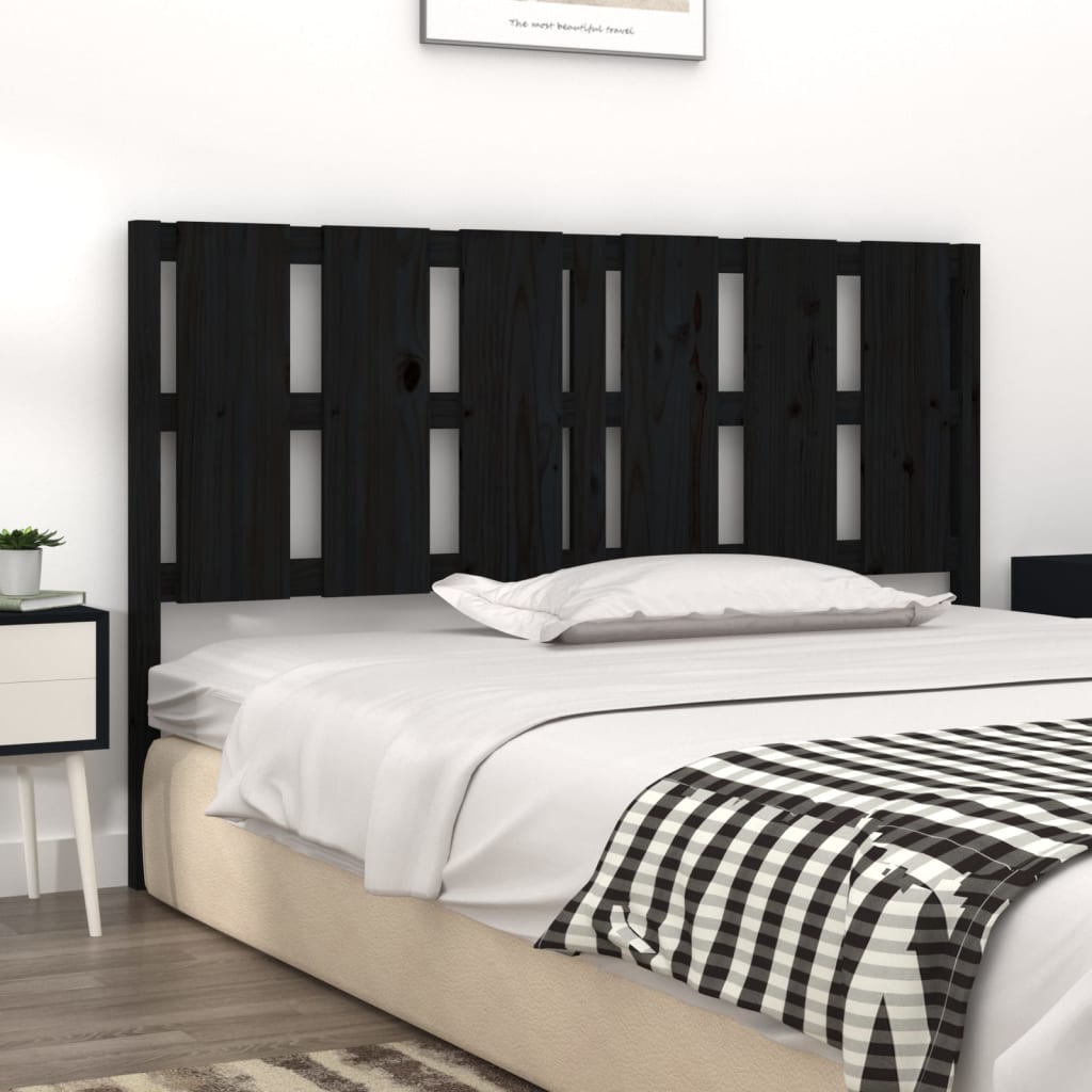 8720286950425_g_en_hd_1 vidaXL Bed Headboard Black 155.5 cm Solid Wood Pine - Image 3
