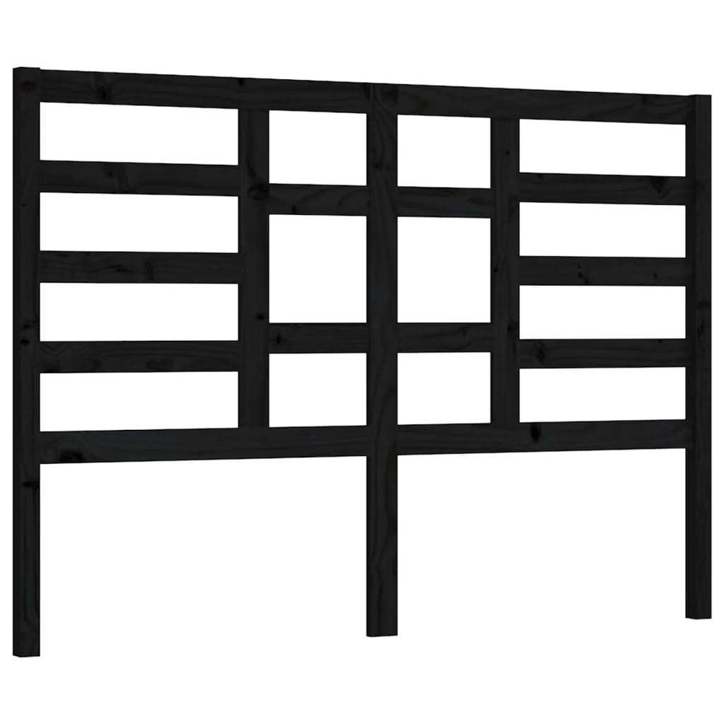 8720286951828_a_en_hd_1 vidaXL Bed Headboard Black 141 cm Solid Wood Pine - Image 2
