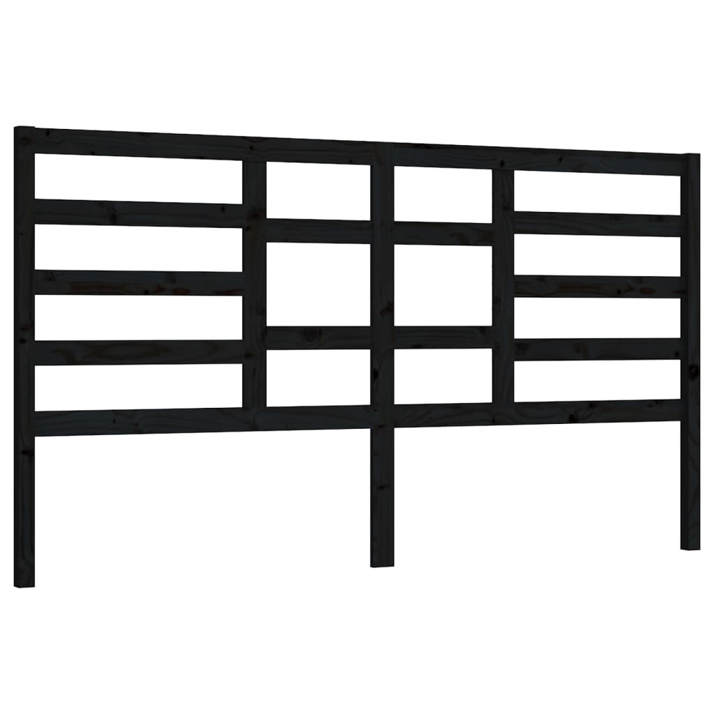 8720286952023_a_en_hd_1 vidaXL Bed Headboard Black 186 cm Solid Wood Pine - Image 2