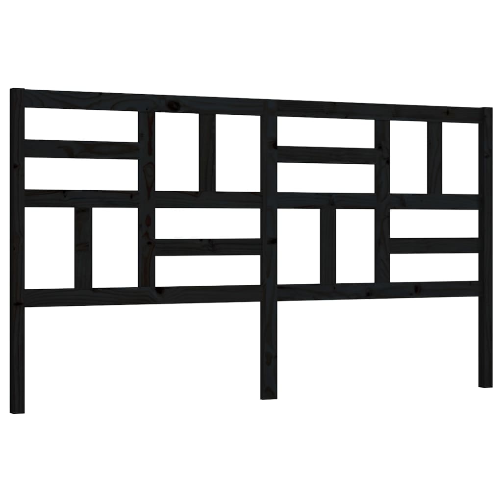 8720286952528_a_en_hd_1 vidaXL Bed Headboard Black 186 cm Solid Wood Pine - Image 2