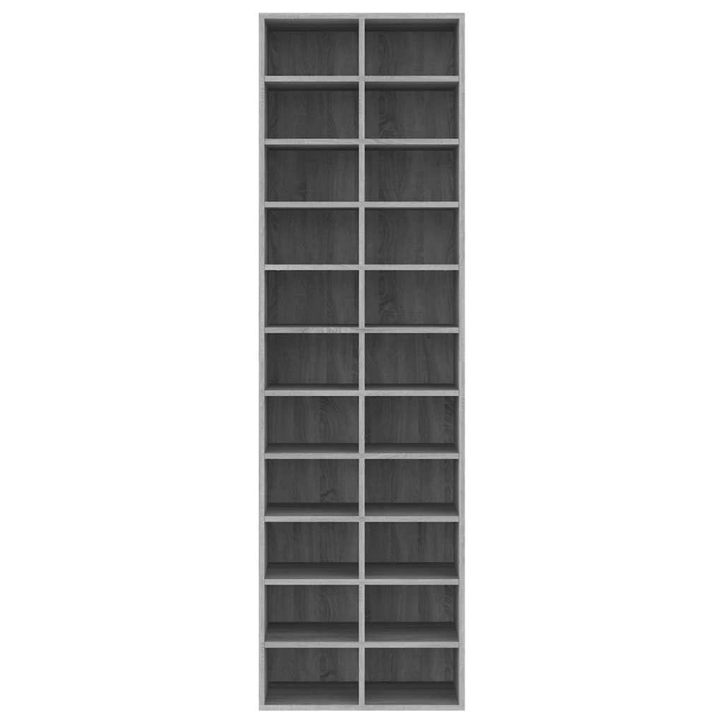 8720286952627_g_en_hd_2 vidaXL Shoe Cabinet Grey Sonoma 54x34x183 cm Engineered Wood - Image 5