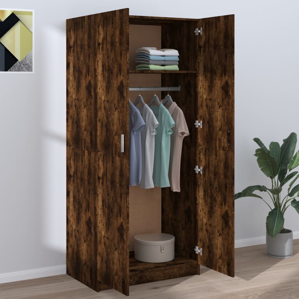 8720286952672_g_en_hd_3 vidaXL Wardrobe Smoked Oak 80x52x180 cm Engineered Wood - Image 6