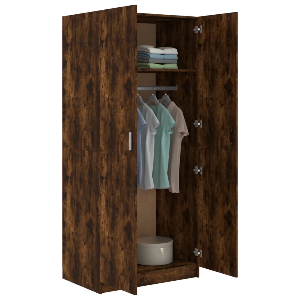 8720286952672_g_en_hd_4 vidaXL Wardrobe Smoked Oak 80x52x180 cm Engineered Wood - Image 7