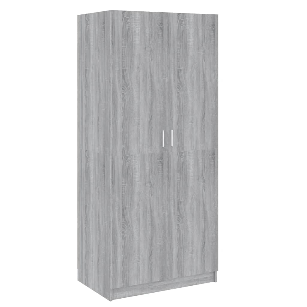 8720286952689_a_en_hd_1 vidaXL Wardrobe Grey Sonoma 80x52x180 cm Engineered Wood - Image 2