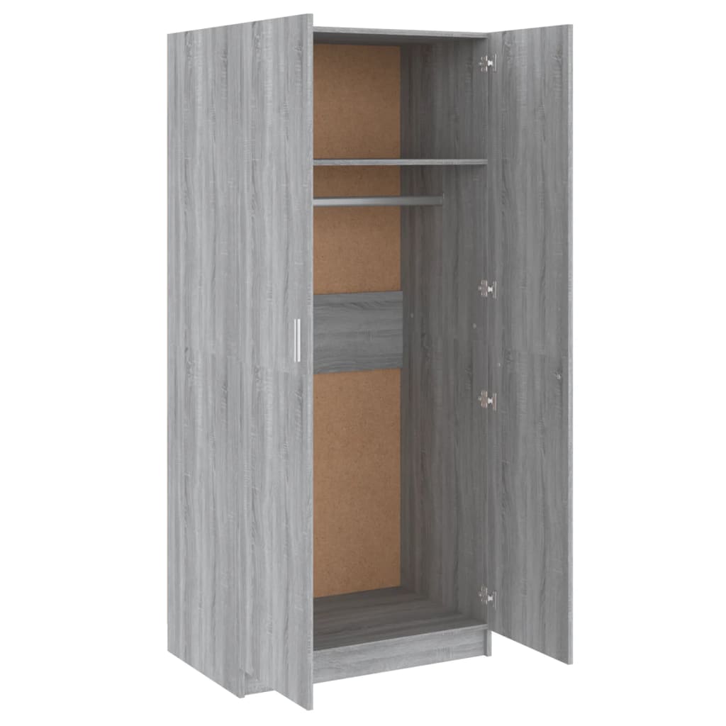 8720286952689_g_en_hd_3 vidaXL Wardrobe Grey Sonoma 80x52x180 cm Engineered Wood - Image 6