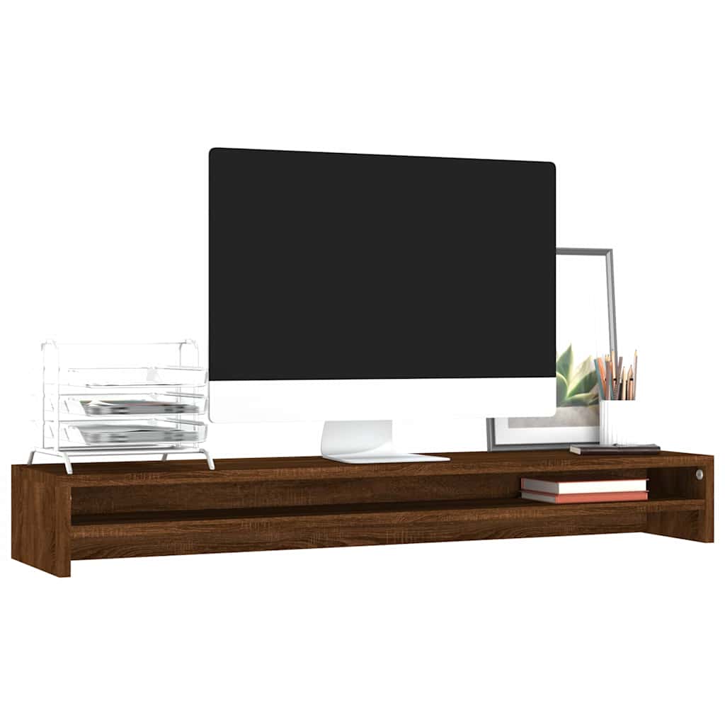8720286953969_g_en_hd_1 vidaXL Monitor Stand Brown Oak 100x24x13 cm Engineered Wood - Image 4
